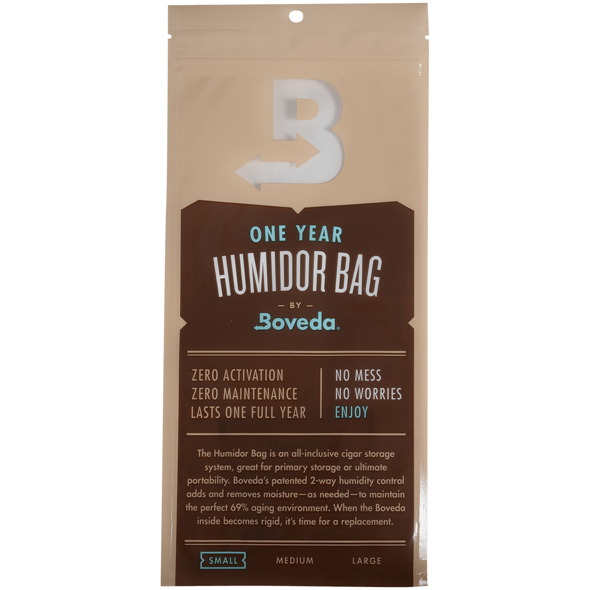 Boveda 1-Year Humidor Bags Small 12 Ct. Pack
