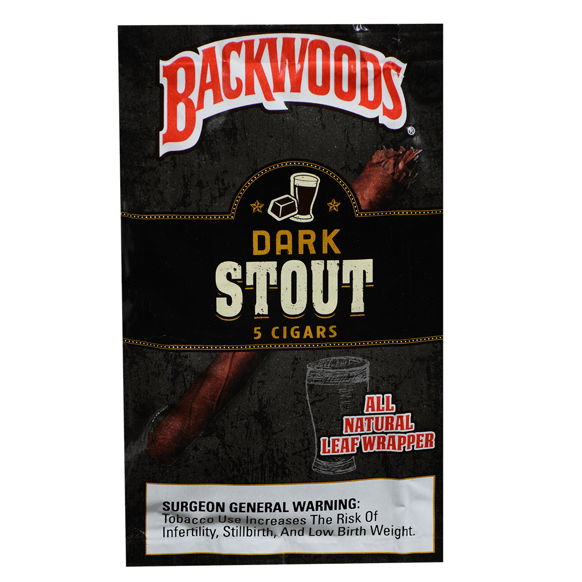 Backwoods Dark Stout 8/5 Packs 4.50X32