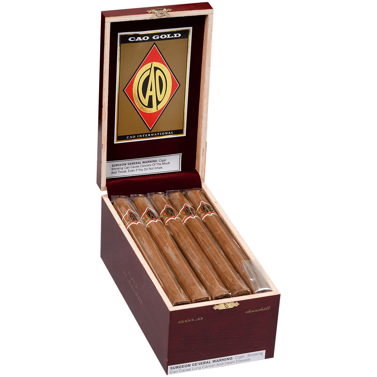 Cao Gold Label Churchill 20 Ct. Box 7.00X48