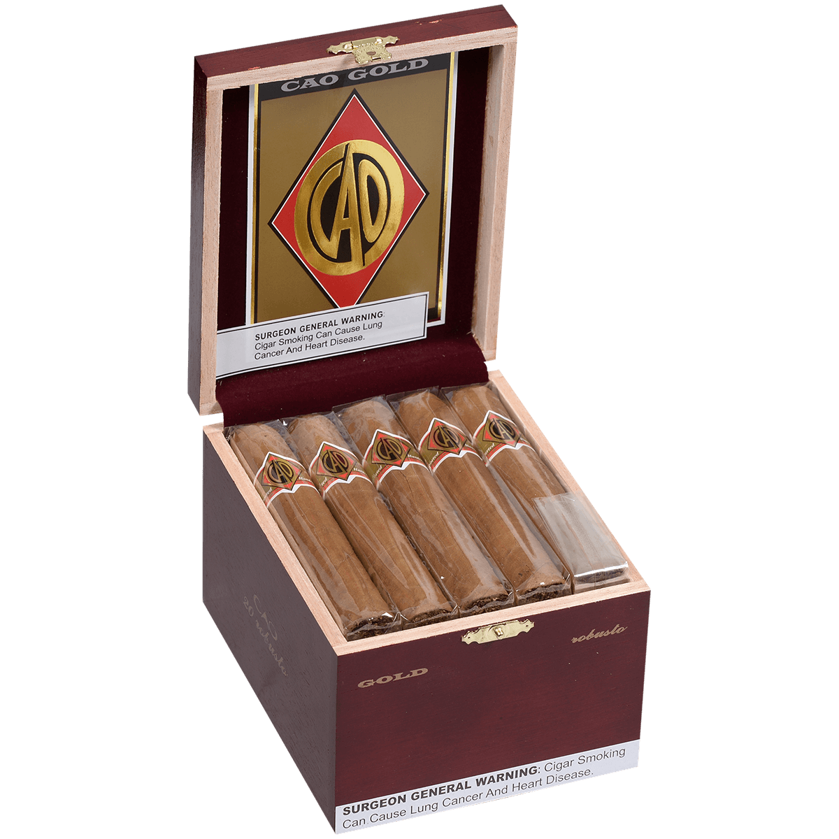 Cao Gold Label Robusto 20 Ct. Box 5.00X50
