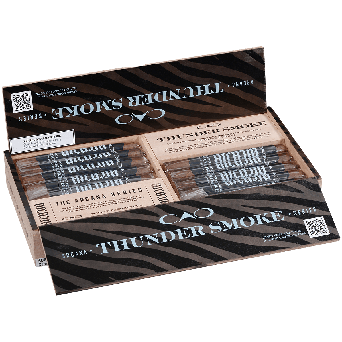 Limited Edition Cao Arcana Thundersmoke Toro 20 Ct. Box 6.25X52