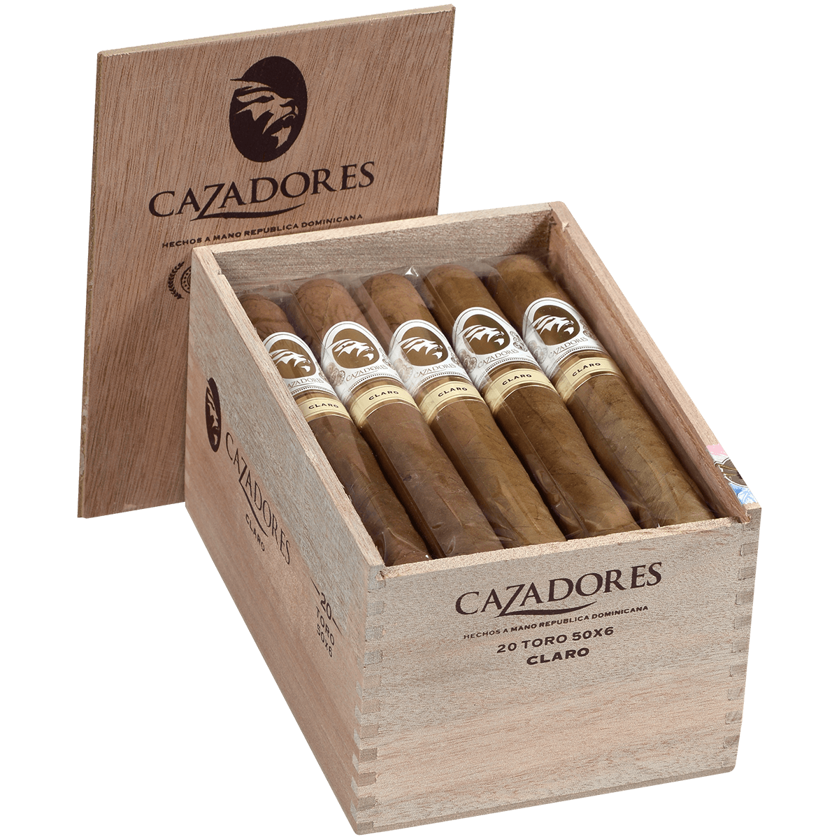 La Aurora Cazadores Claro Toro 20Ct Box 6X50