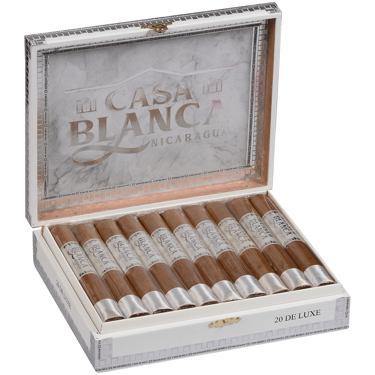 Casa Blanca Nicaragua Natural De Luxe 20 Ct. Box 6.00X50
