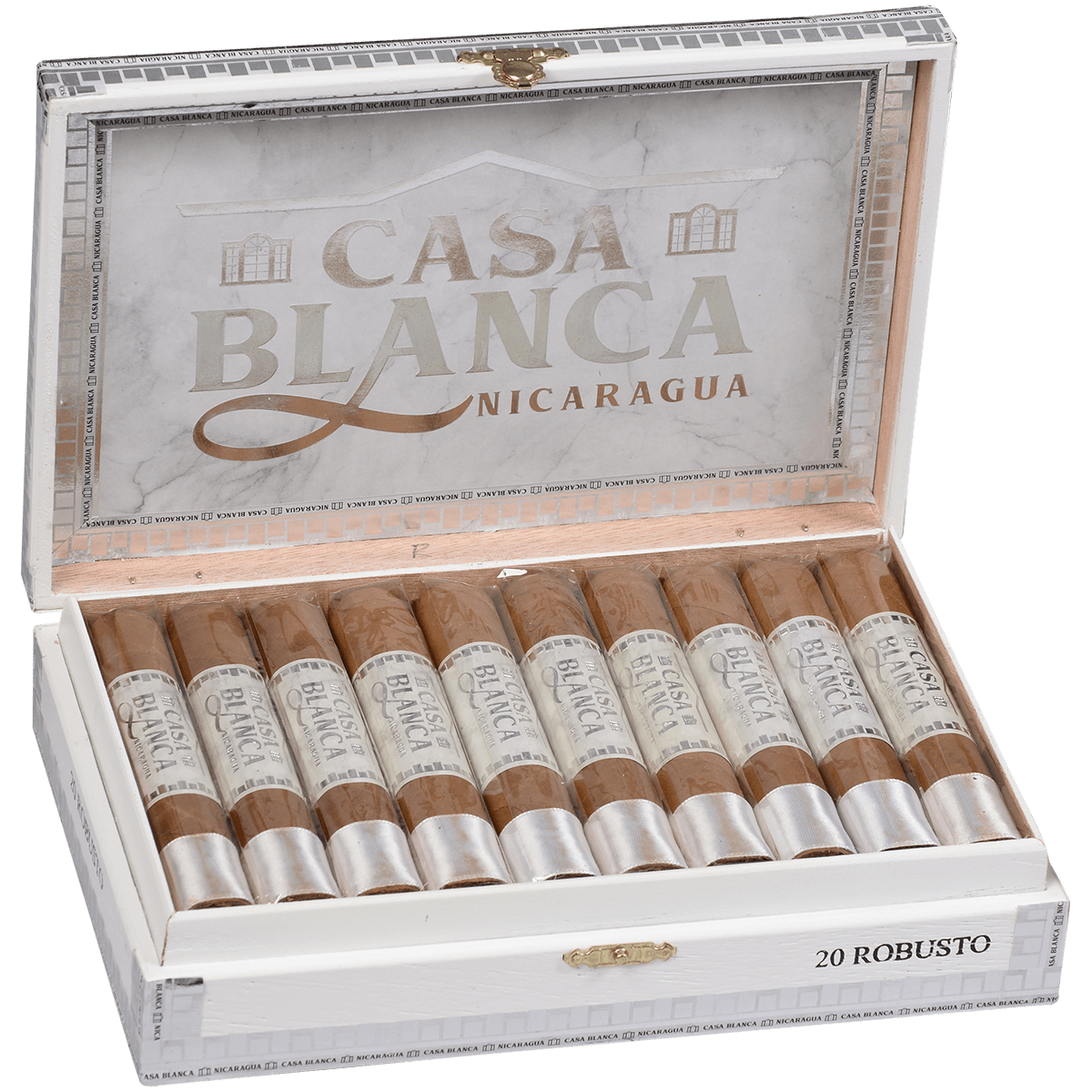 Casa Blanca Nicaragua Natural 20 Ct. Box Robusto 5.00X52