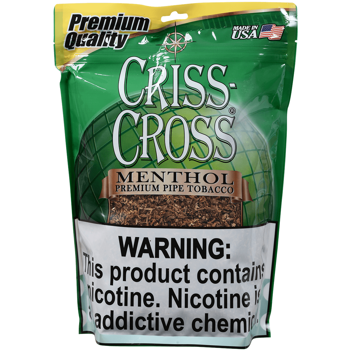 Criss Cross Pipe Tobacco Mint 16 Oz. Bag