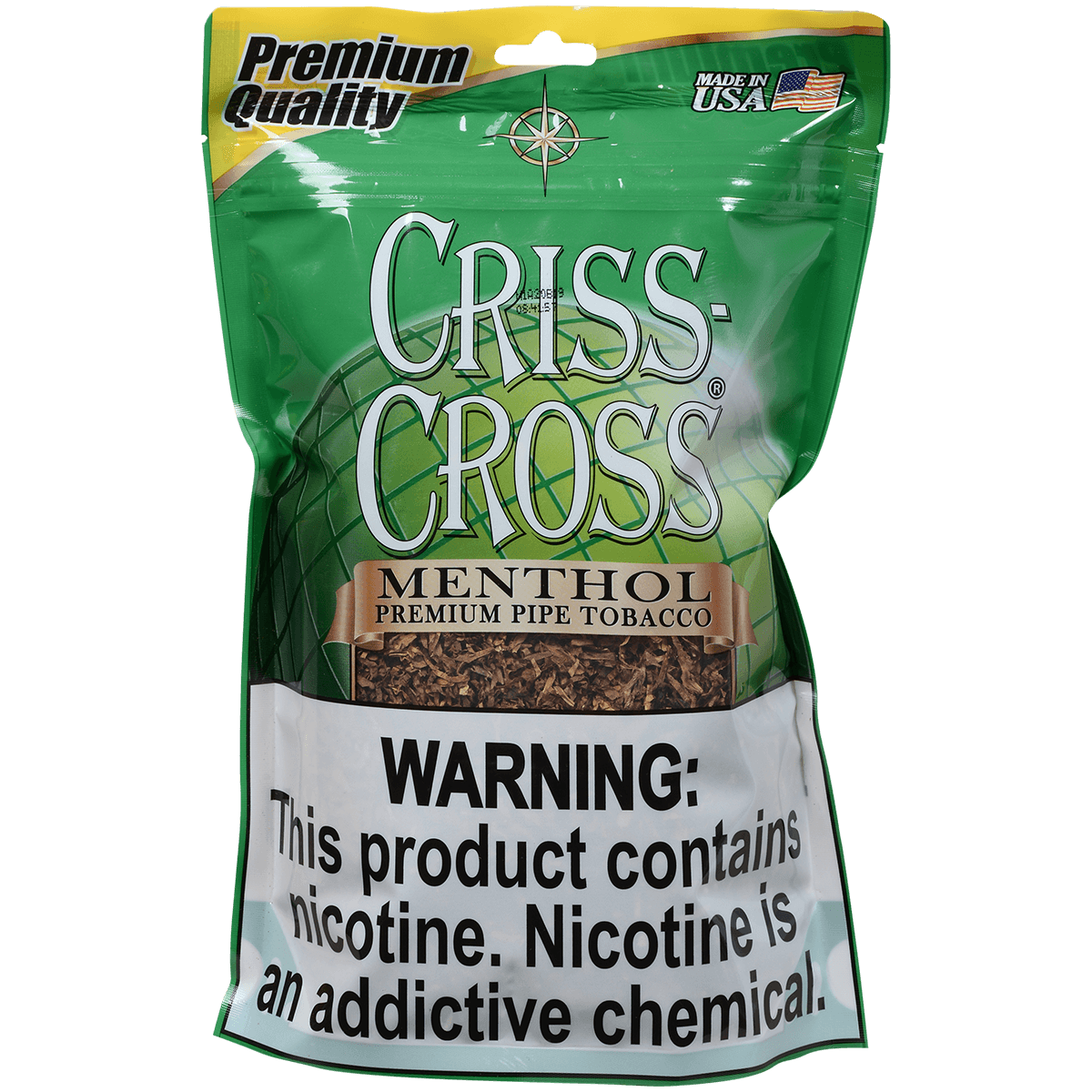 Criss Cross Pipe Tobacco Mint 6 Oz. Bag
