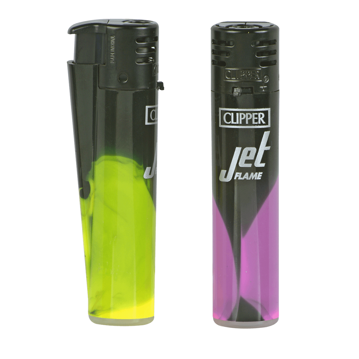 Clipper Electronic Jet Lighter Dark Nebula Bw 48 Ct Tray