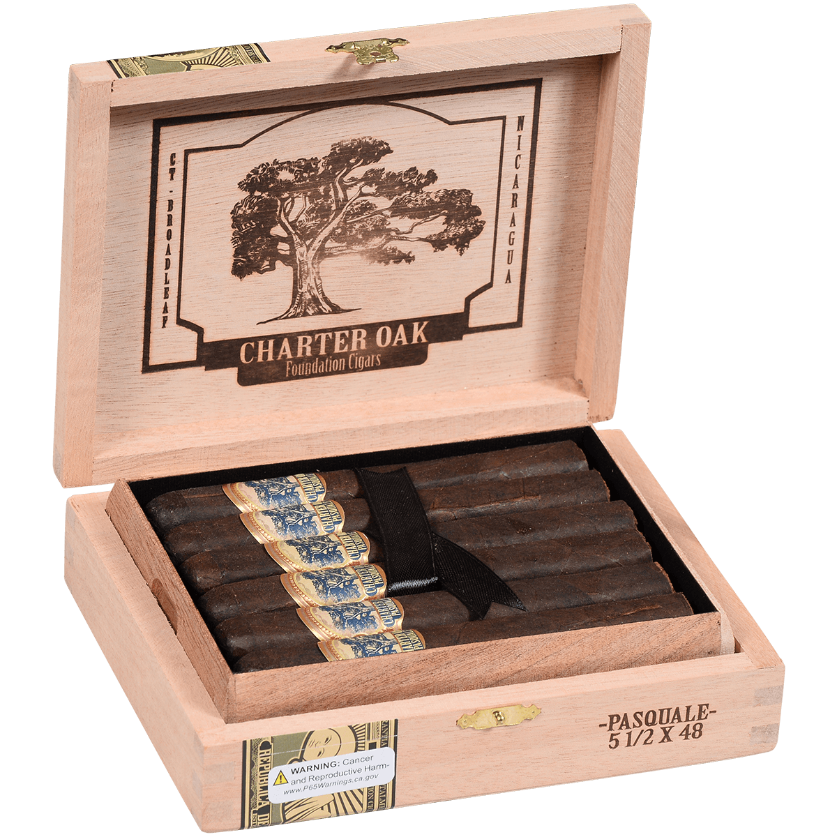 Foundation Charter Oak Especiales Pasquale Maduro 12 Ct. Box 5.50X48