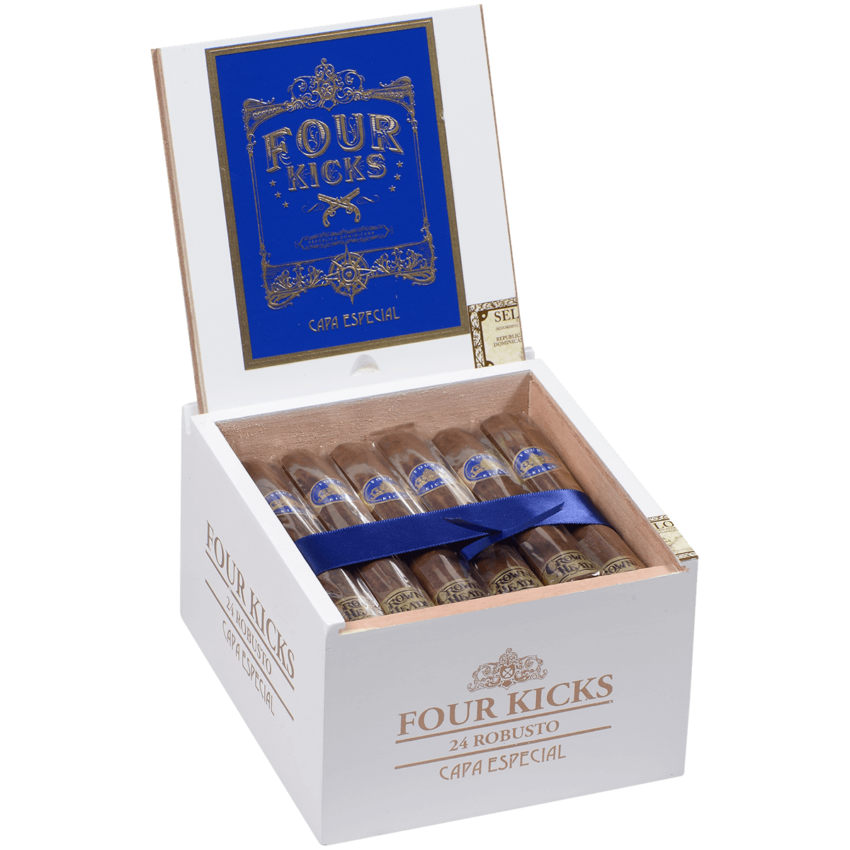 Crowned Heads Four Kicks Capa Especial Robusto 24 Ct. Box 5.50X51
