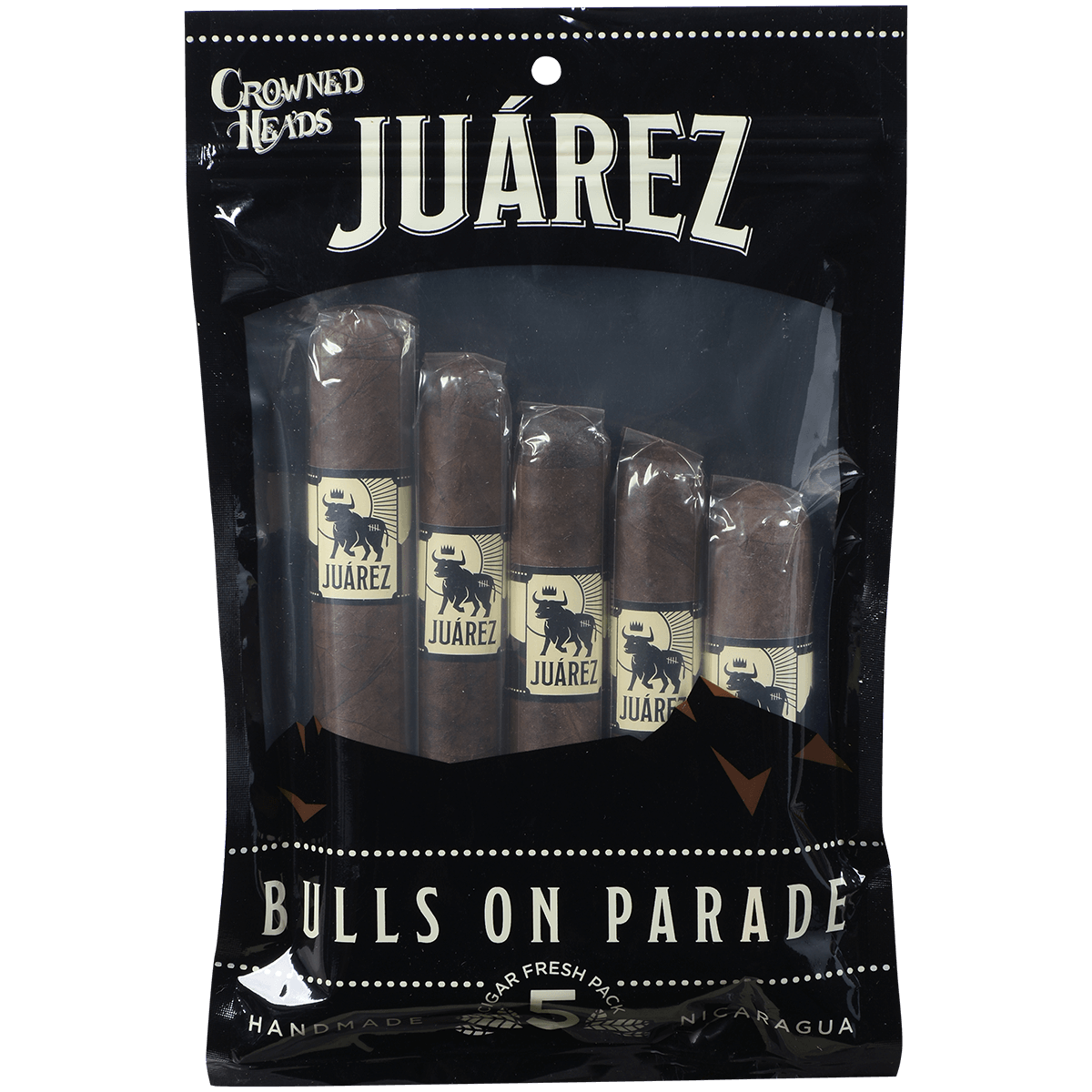 Crowned Heads Juarez Bulls On Parade Fresh Pack Sampler 5 Ct
