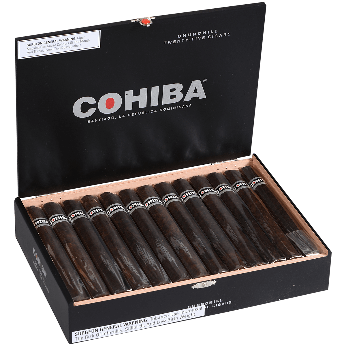 Cohiba Black Churchill 25 Ct. Box 7.00X49