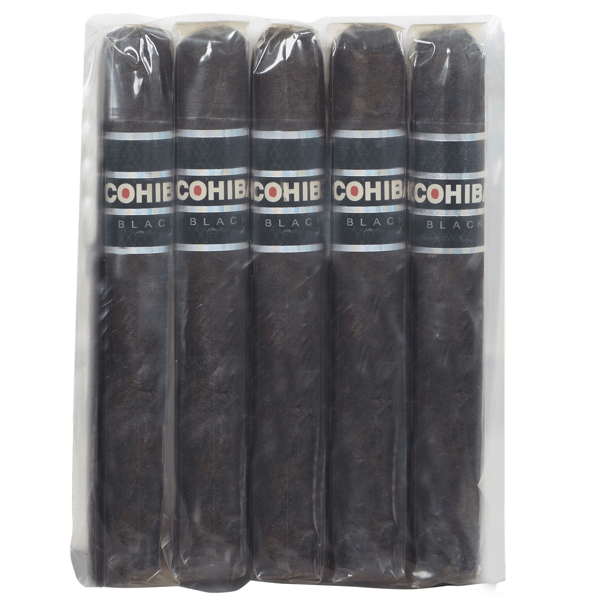 PROMO COHIBA BLACK ROBUSTO 5 CT. PACK 5.50X50