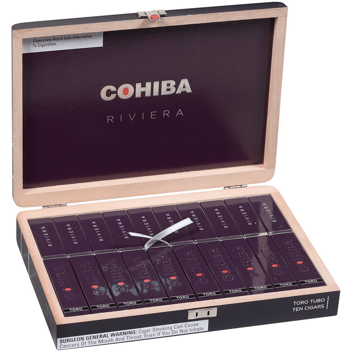 Cohiba Riviera Toro Tubo 10 Ct. Box 6.50X52