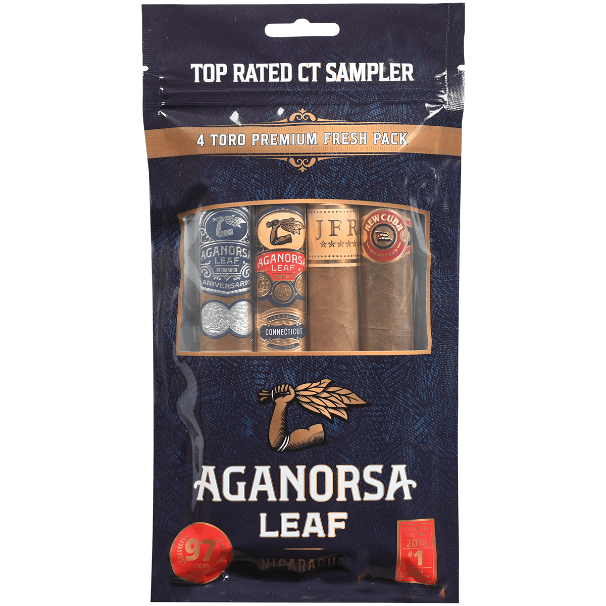 AGANORSA TOP RATED CT TORO 4 PACK 6.25x52