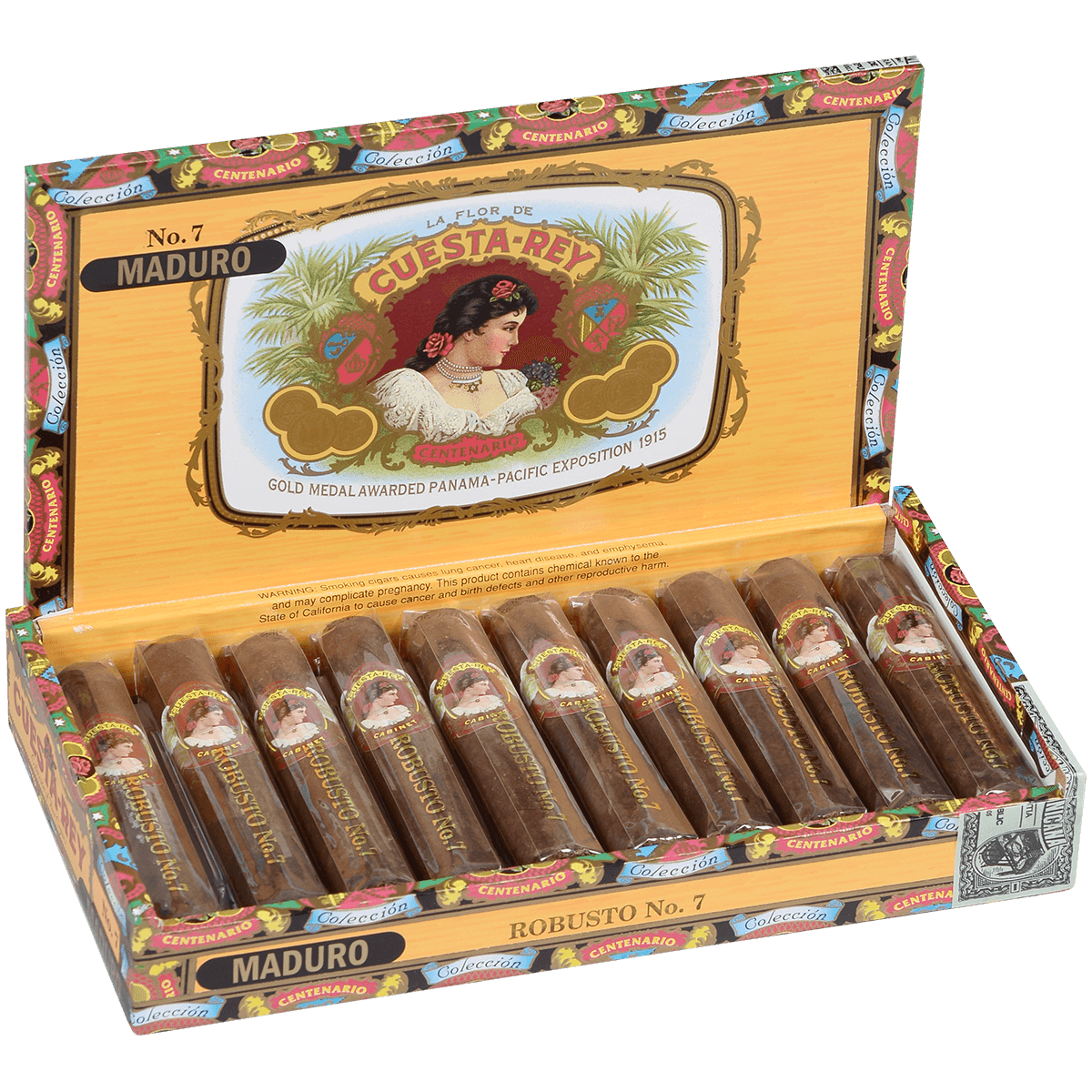 Cuesta-Rey Centenario Robusto #7 Maduro 10 Ct. Box 4.50X50