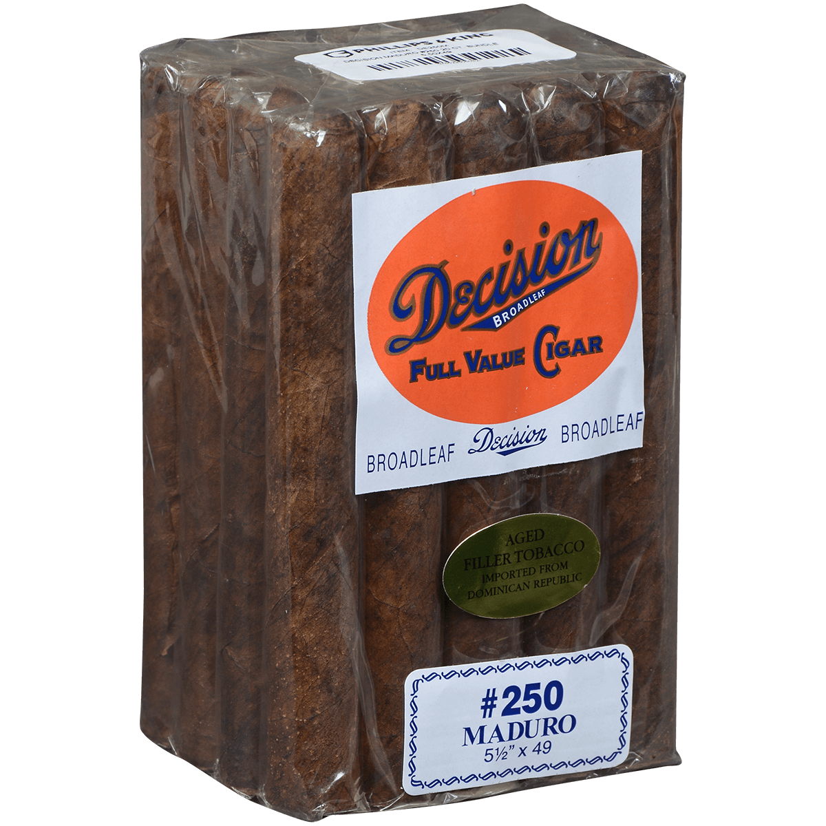 Decision Maduro #250 20 Ct. Bundle 5.50X49