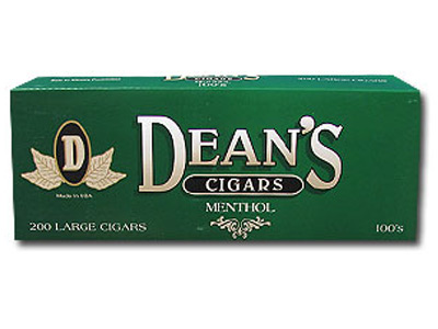 Dean'S Large Cigars Menthol 100'S 10/20 Packs 3.88X20