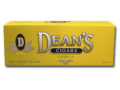 Dean'S Large Cigars Vanilla 100'S 10/20 Packs 3.88X20