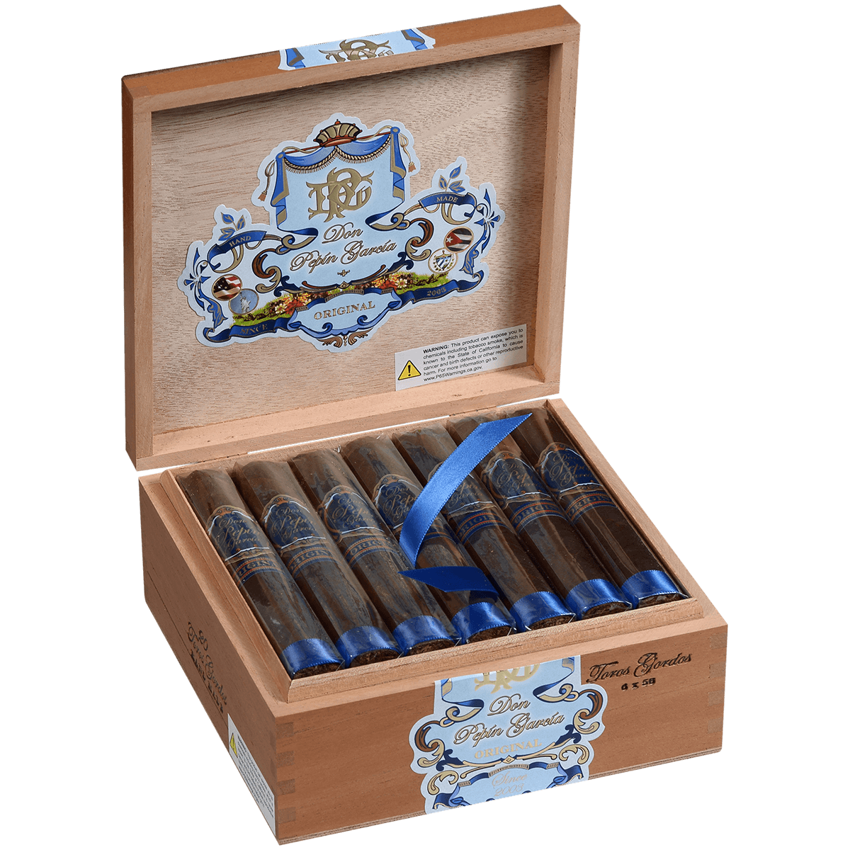 Don Pepin Garcia Blue Original Toro Gordo 20Ct. Box 6.00X56