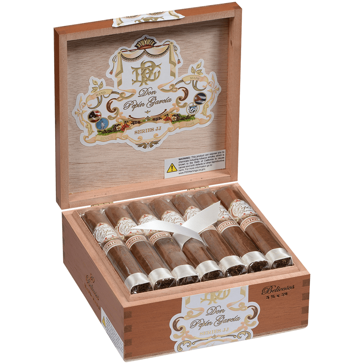 Don Pepin Garcia White Series Jj Belicoso Natural 20 Ct. Box 5.75X52