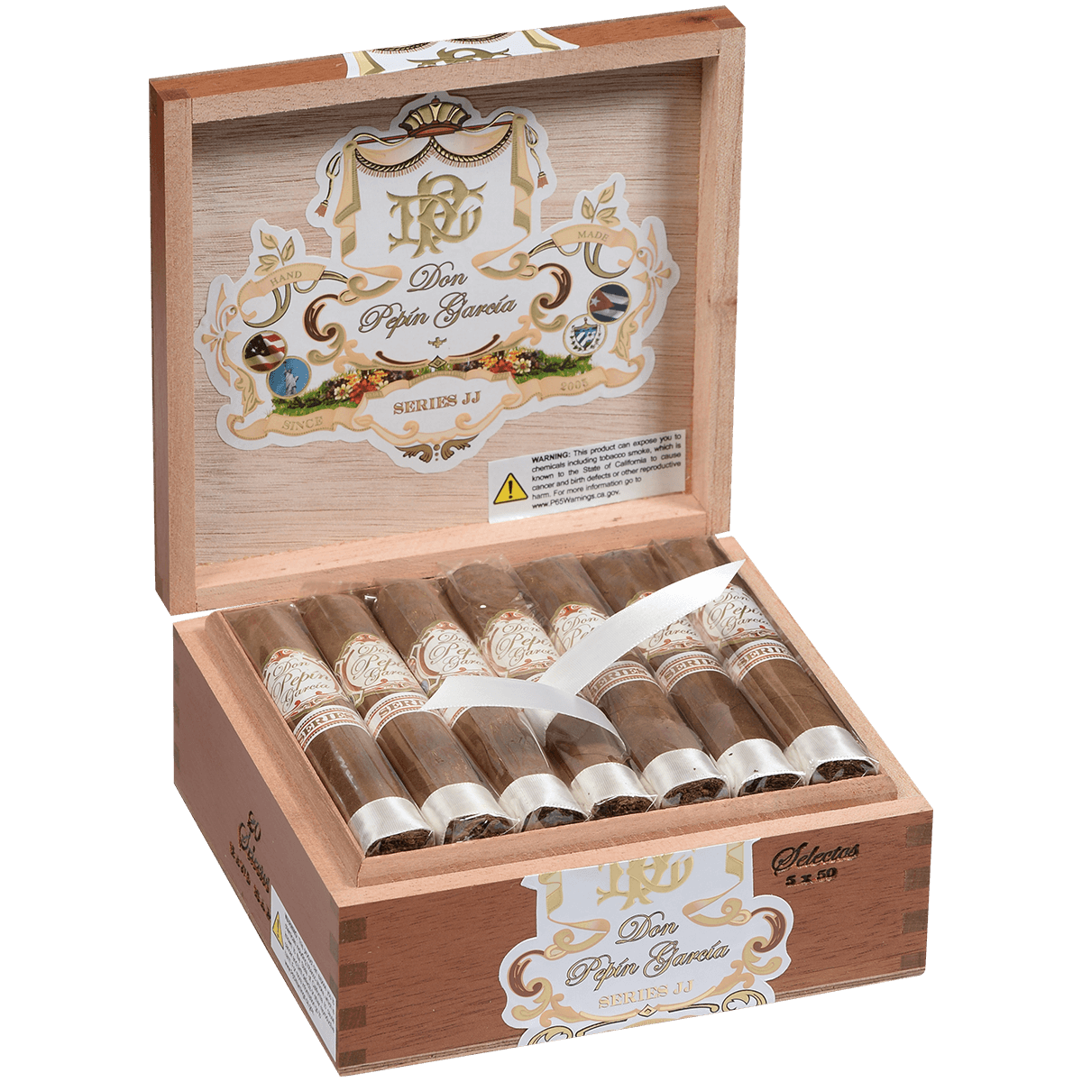 Don Pepin Garcia White Series Jj Selectos Natural 20 Ct. Box 5.00X50
