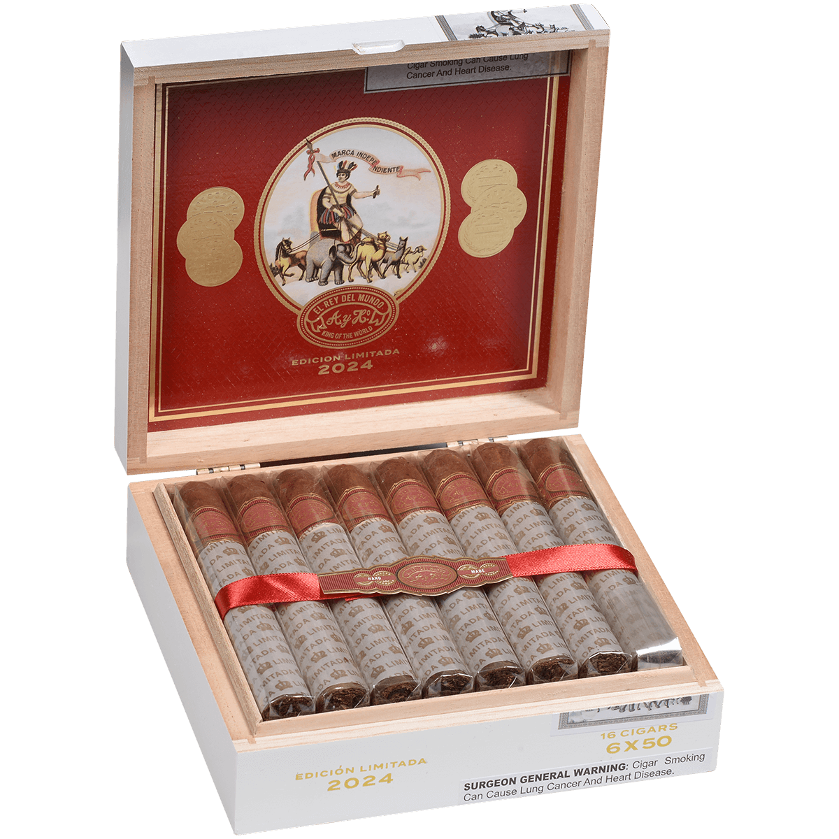 Le El Rey Del Mundo King Of The World Toro 16 Ct. 6X50 Bx