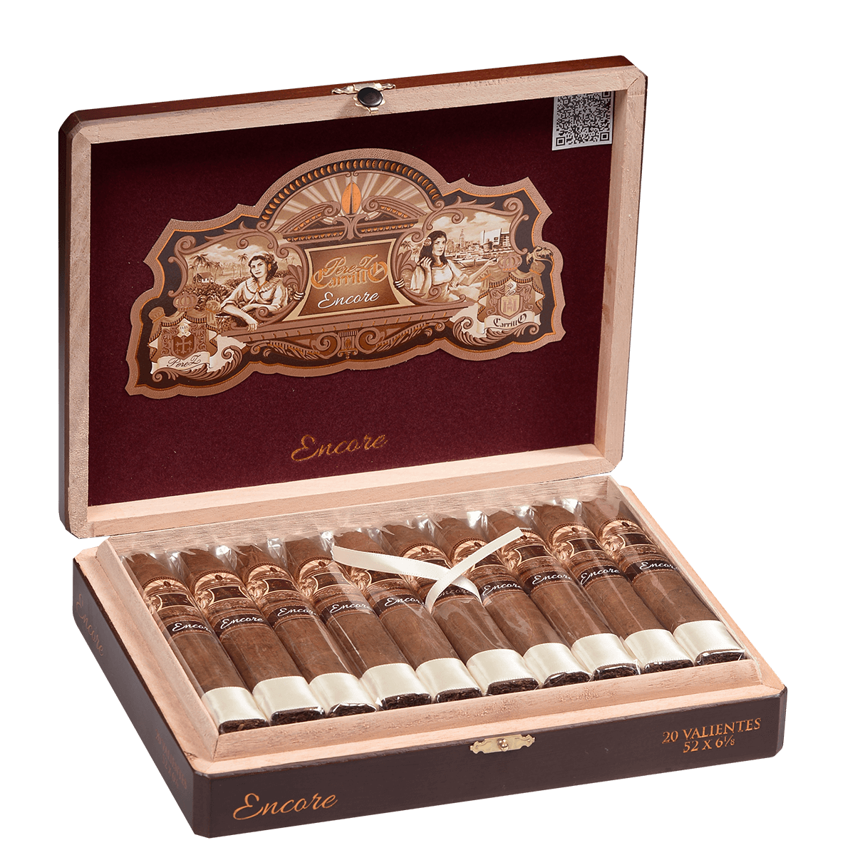 Ep Carrillo Encore Valientes (Torpedo) 20 Ct. Box 6.12X52