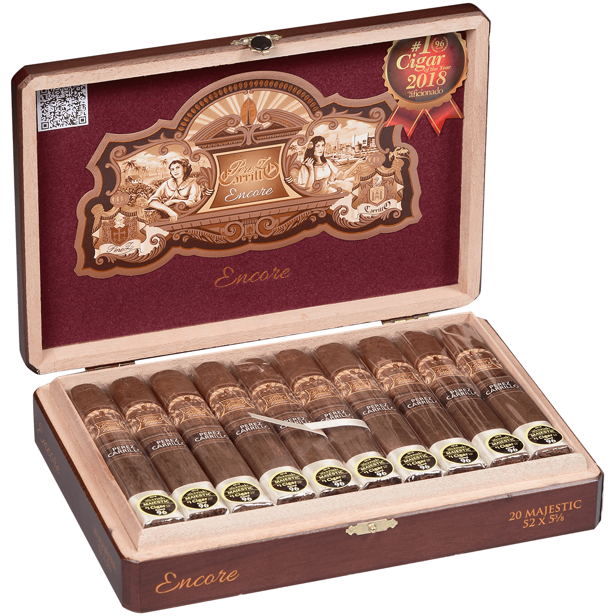 Ep Carrillo Encore Majestic 20 Ct. Box 5.75X52