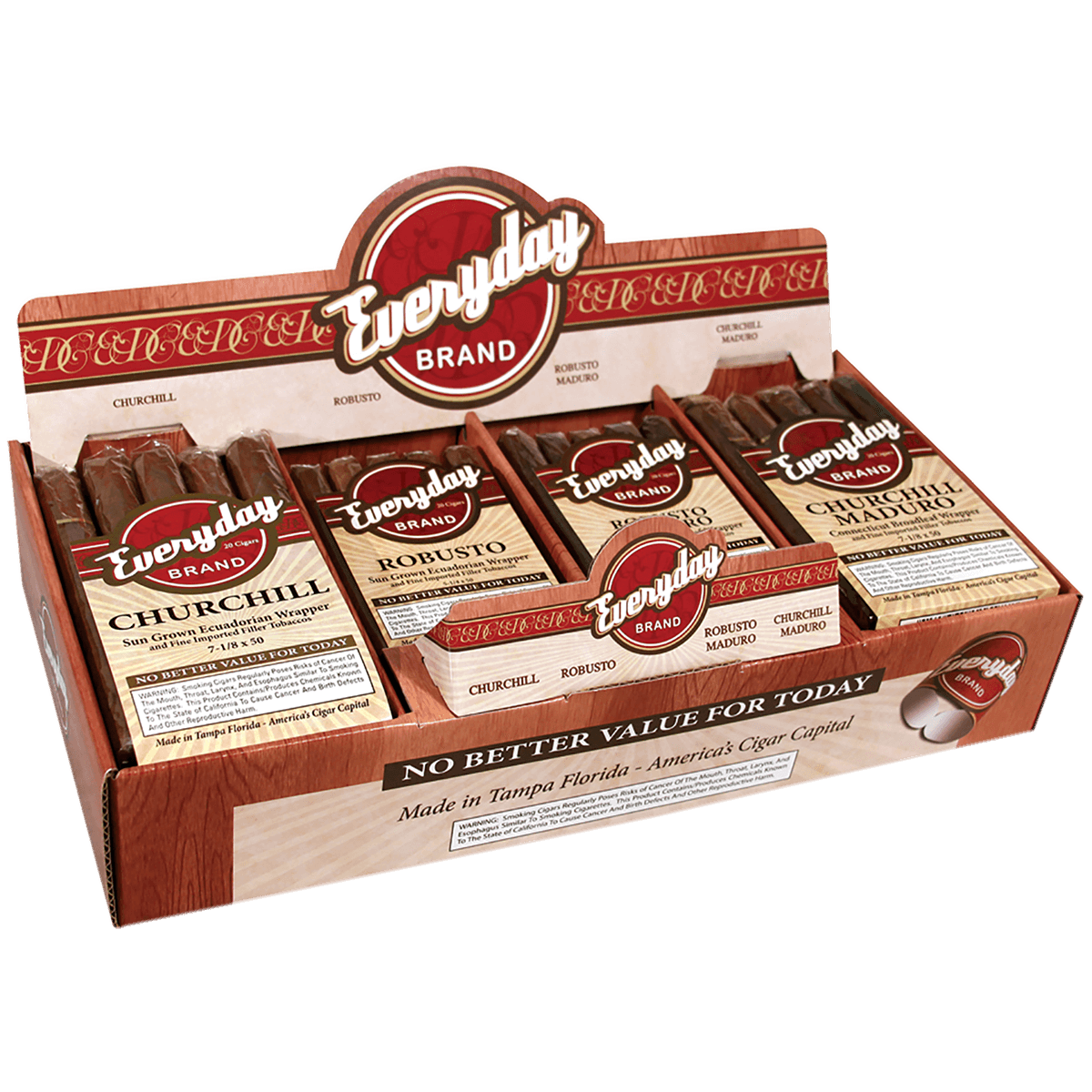 Everyday Pre-Pack Display (Contains 1 Bundle Of Each Size)