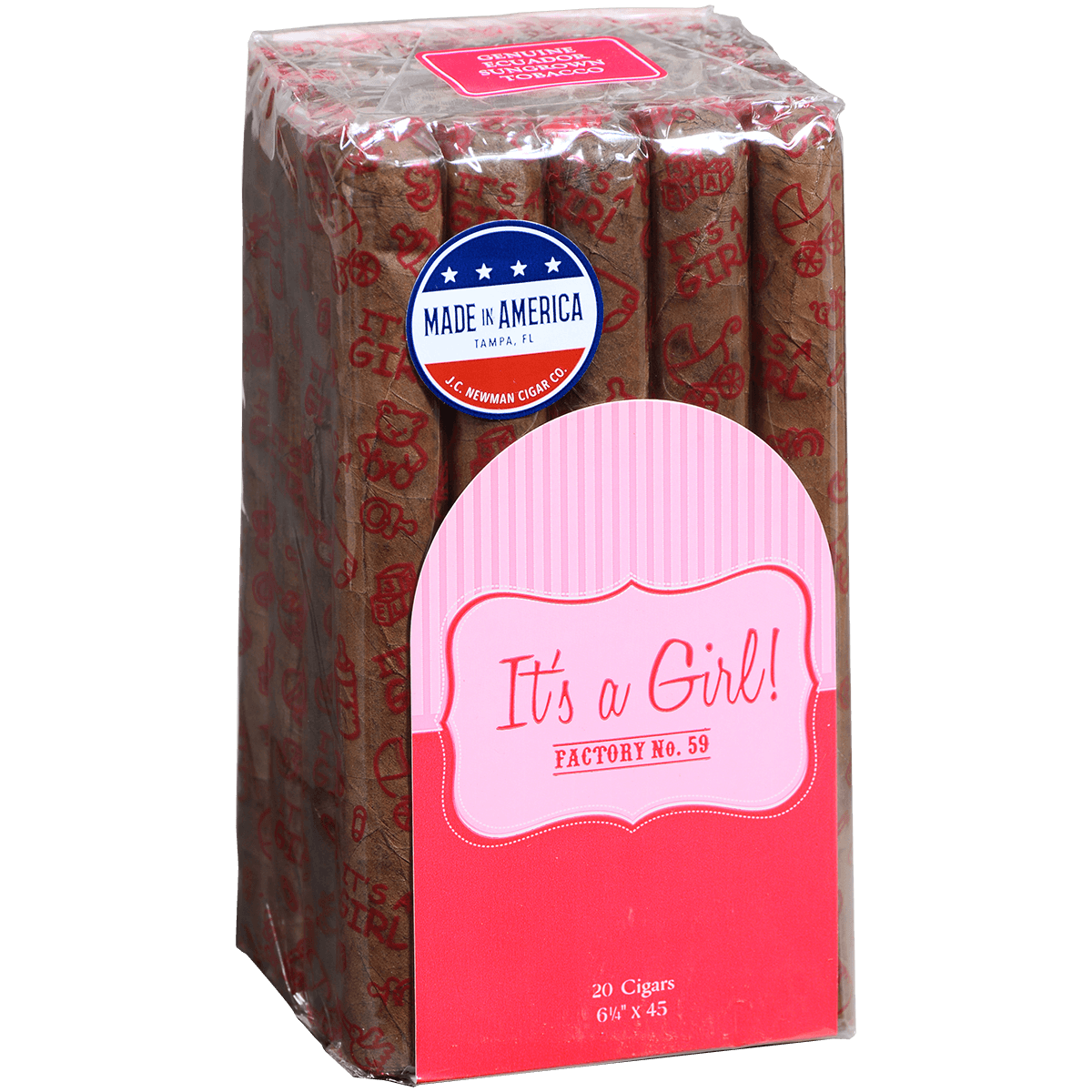Factory Throwouts No 59 "It'S A Girl" 20 Ct. Bundle 6.25X45