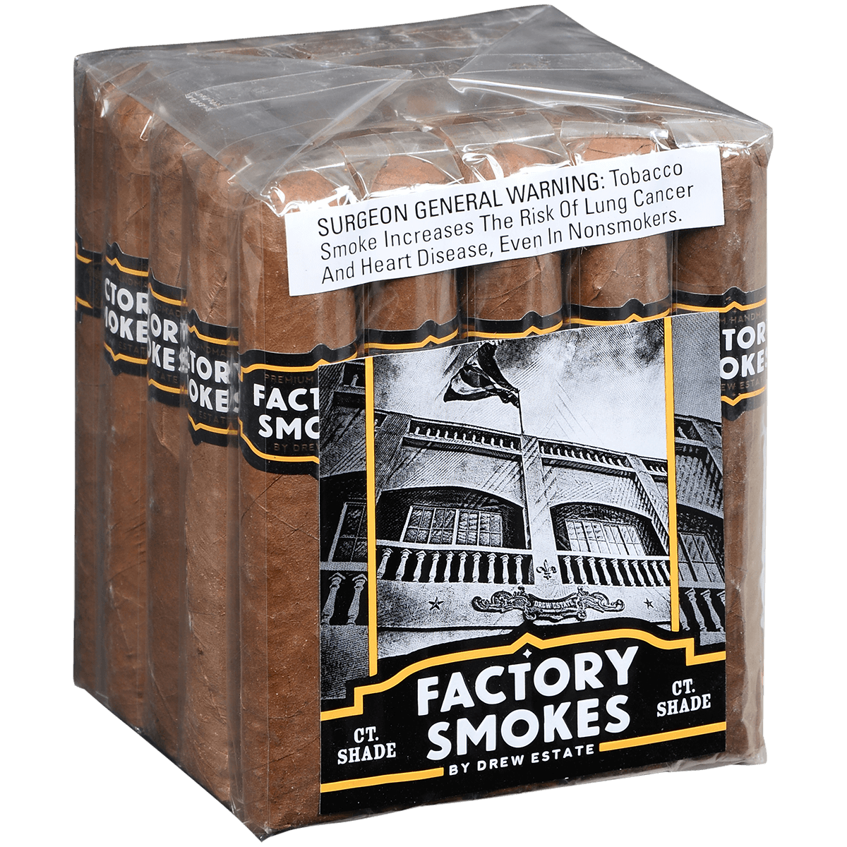 Factory Smokes Shade Robusto 25 Ct. Bundle 5.00X54