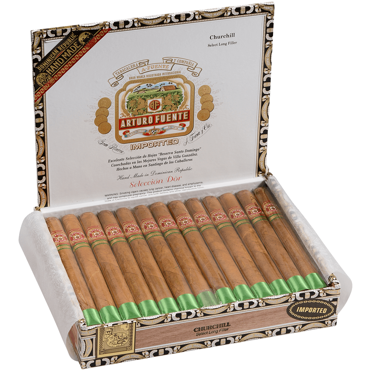 Arturo Fuente Churchill Seleccion D'Oro 25 Ct. Box 7.25X48