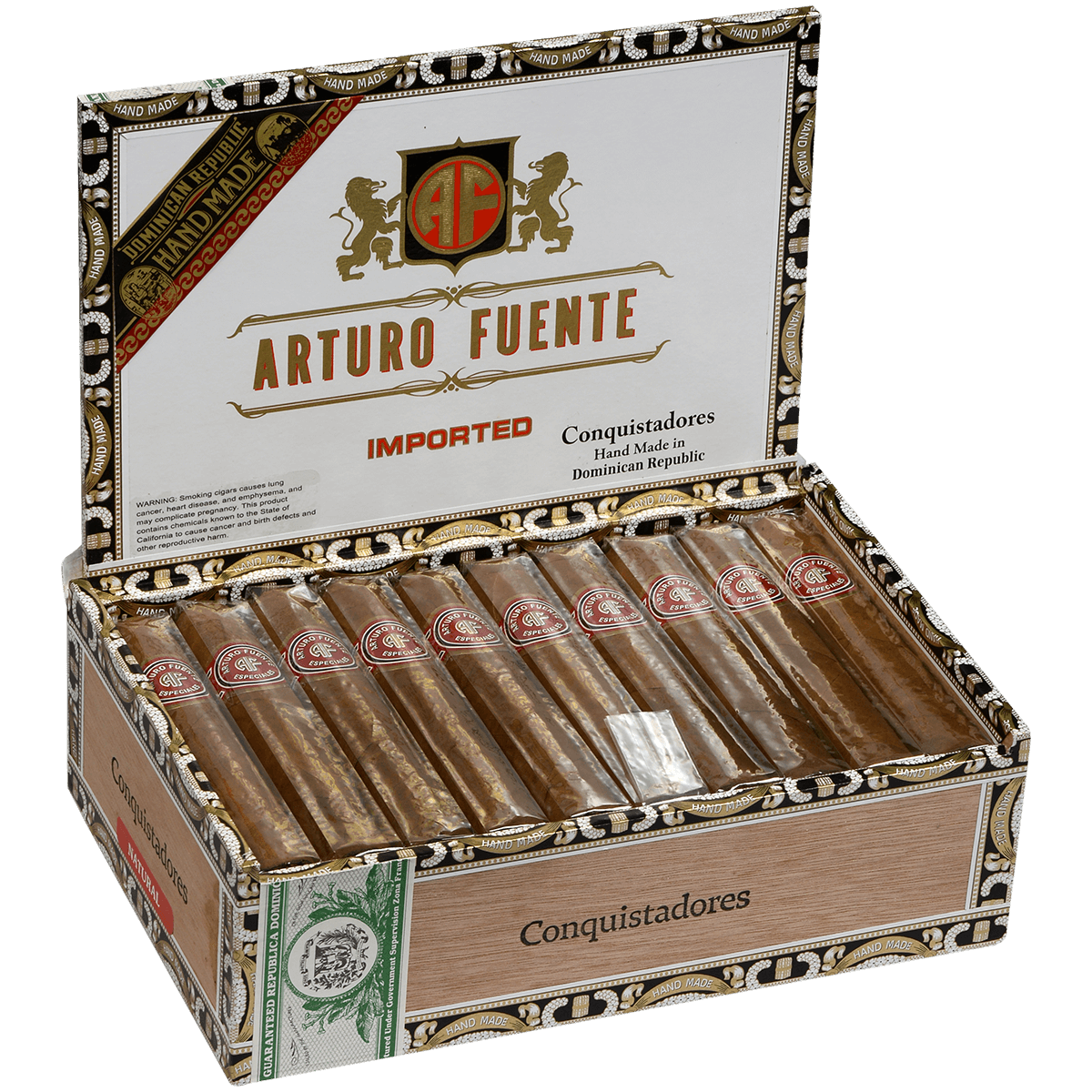 Arturo Fuente Conquistadores Natural 30 Ct. Box 5.50X56