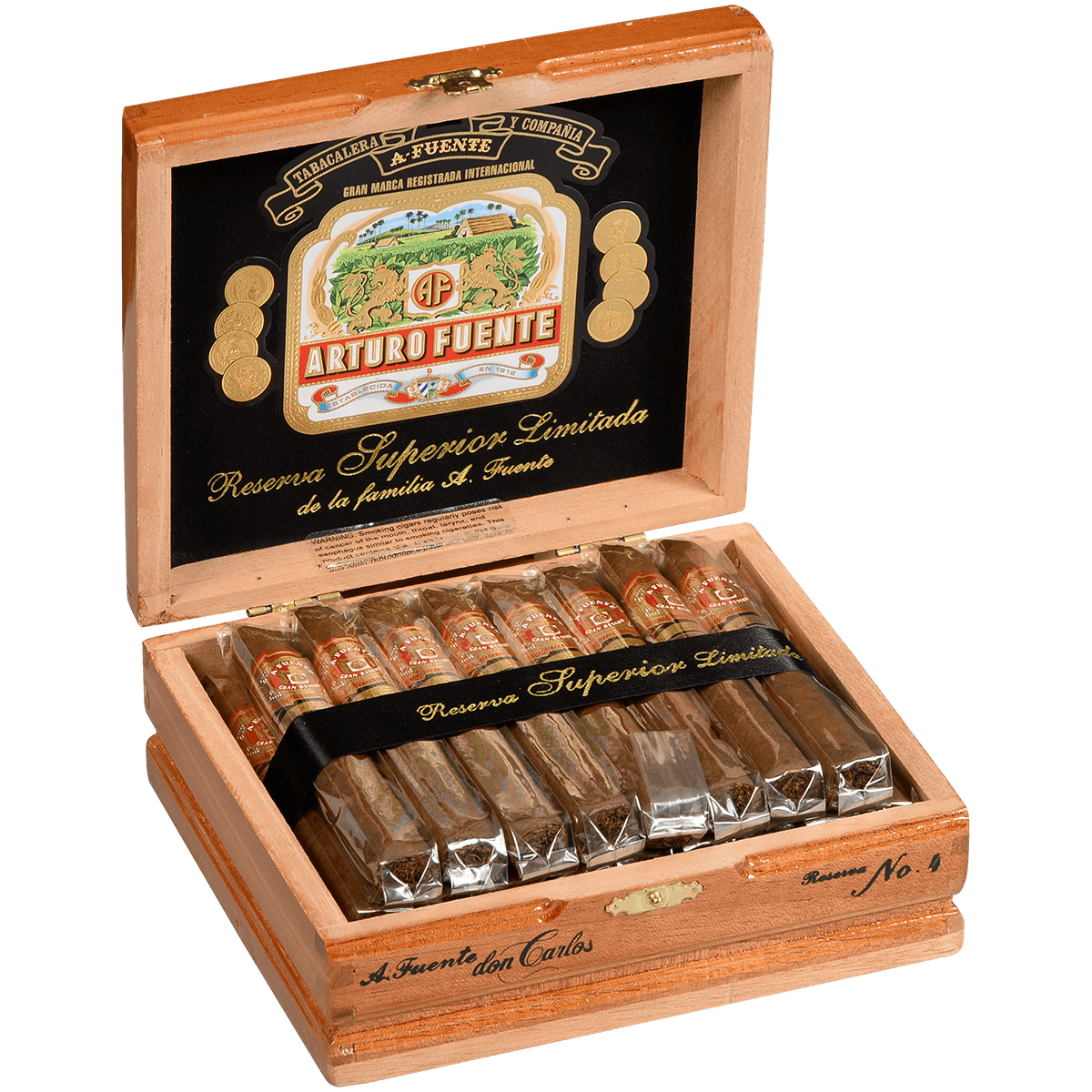 Arturo Fuente Don Carlos #4 Mini Belicoso 25 Ct. Box 5.13X43