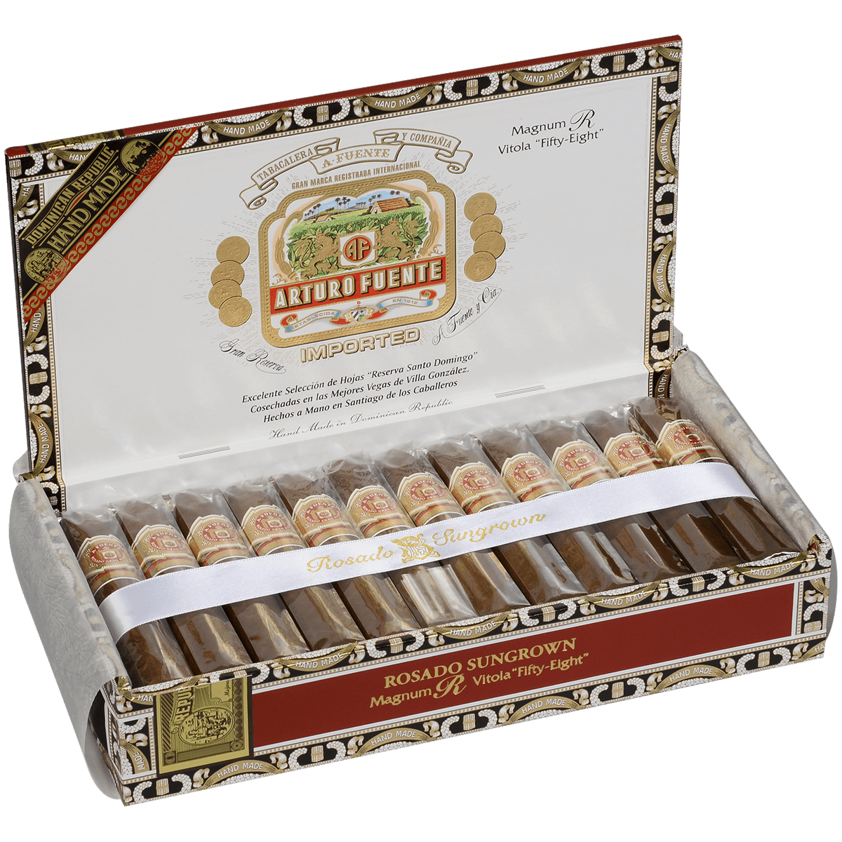 Arturo Fuente Rosado Sungrown Magnum R58 25 Ct. Box 6.25X58
