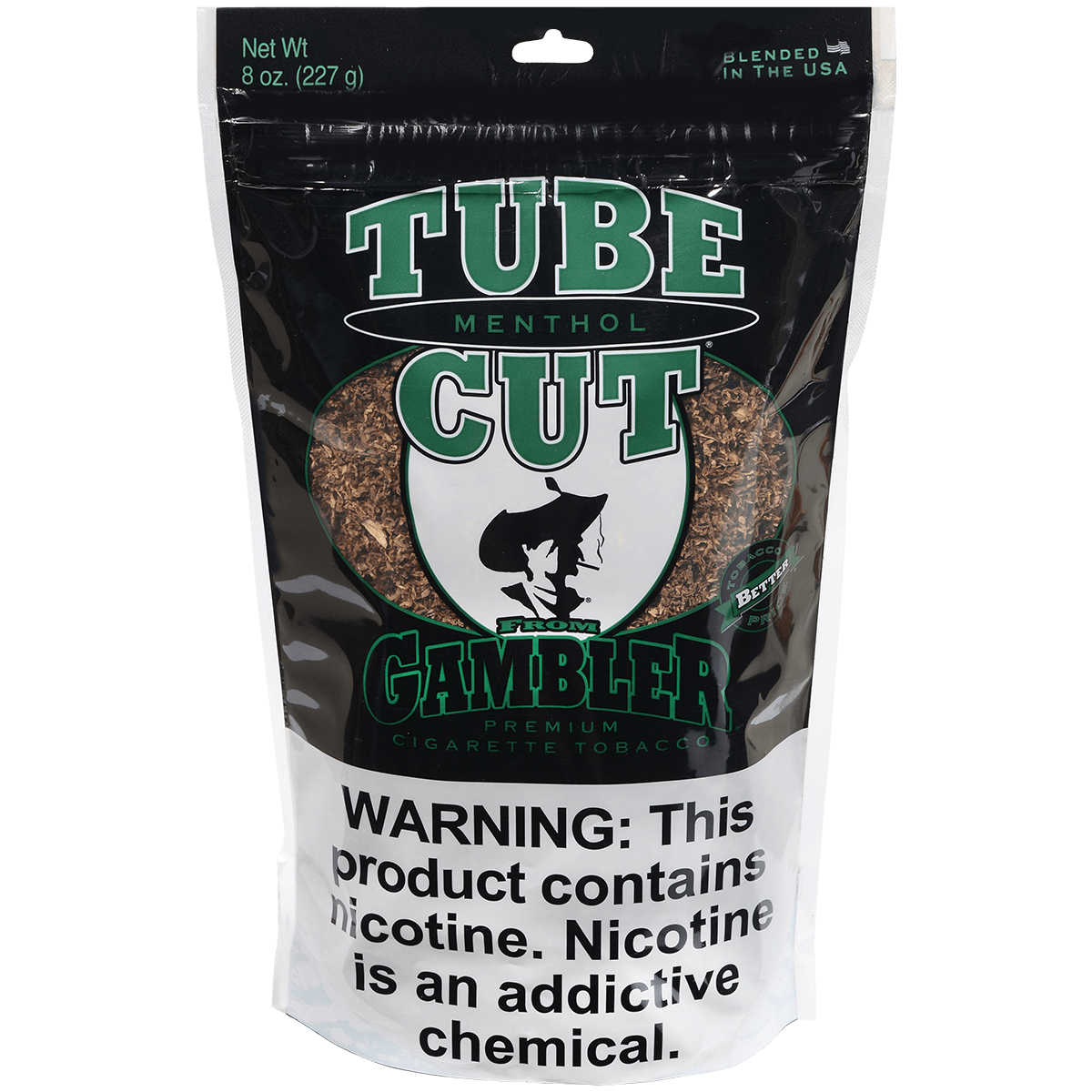 Gambler Myo Tube Cut Menthol Large Bag 8.00 Oz