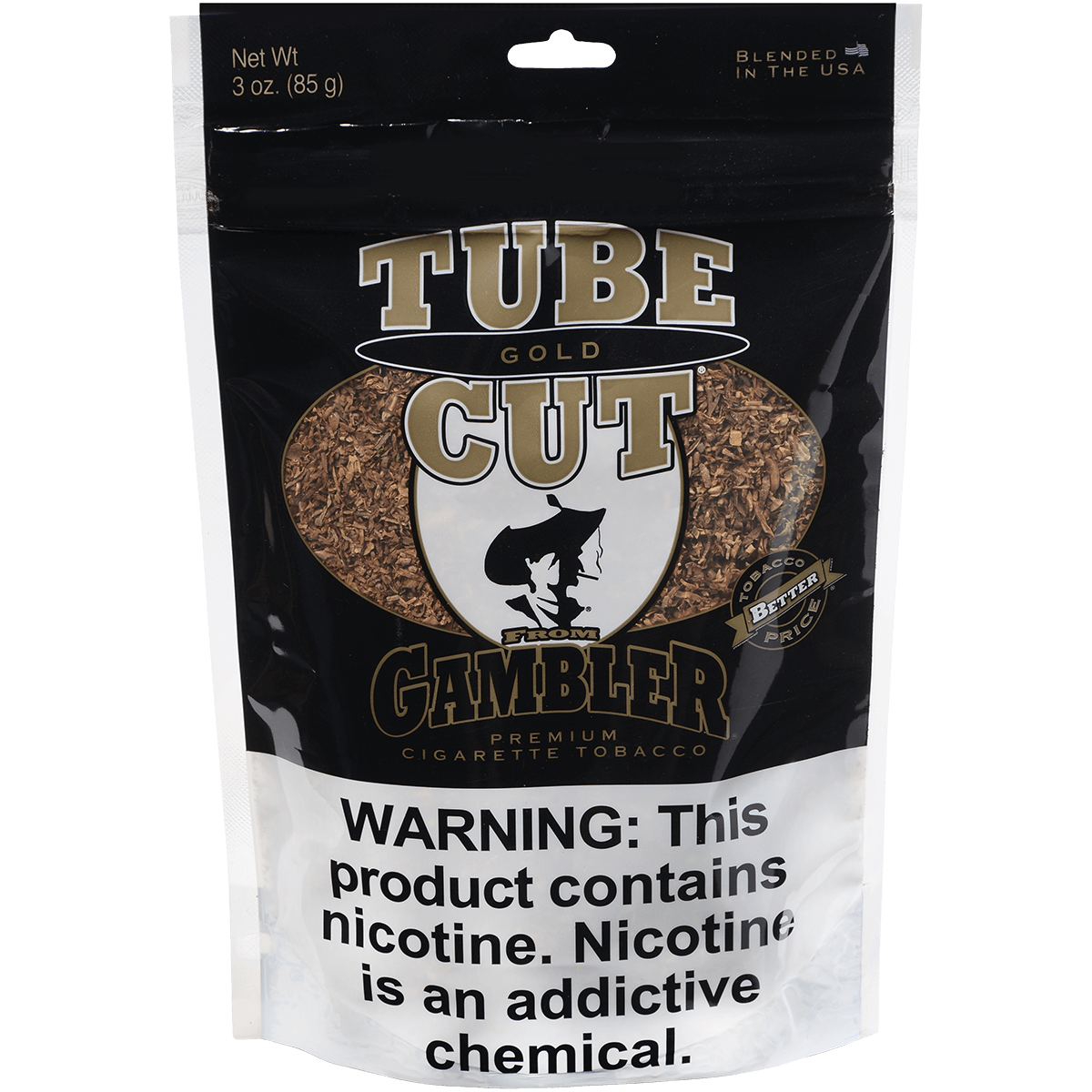 Gambler Myo Tube Cut Gold Medium Bag 3.00 Oz