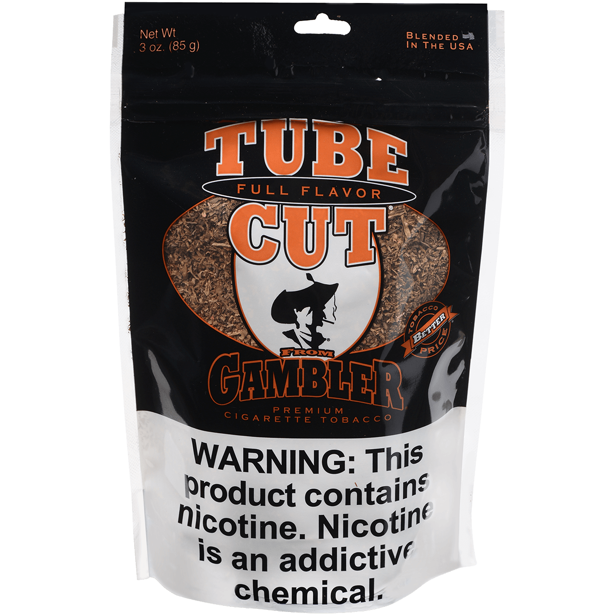 Gambler Myo Tube Cut Full Flavor Medium Bag 3.00 Oz
