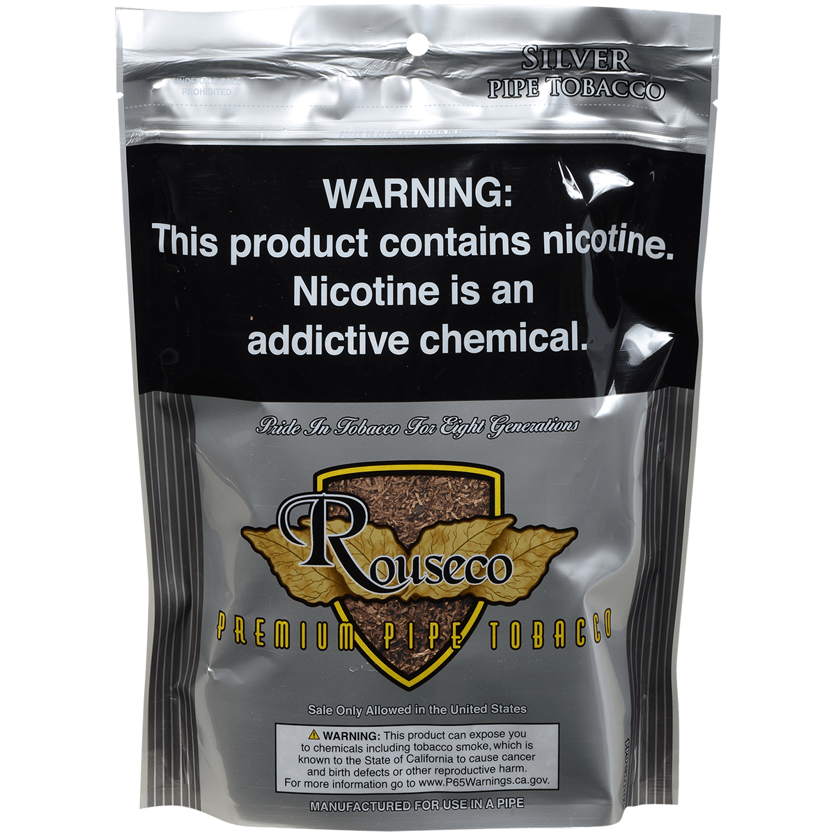 Golden Harvest Pipe Tobacco Silver 6 Oz. Bag