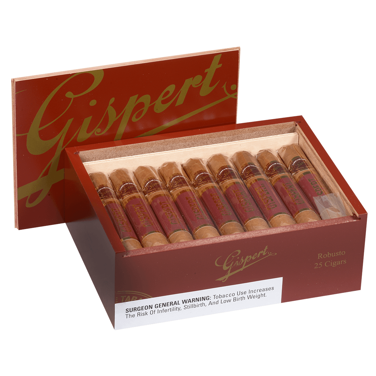 Gispert Robusto 25 Ct. Box 5.00X54
