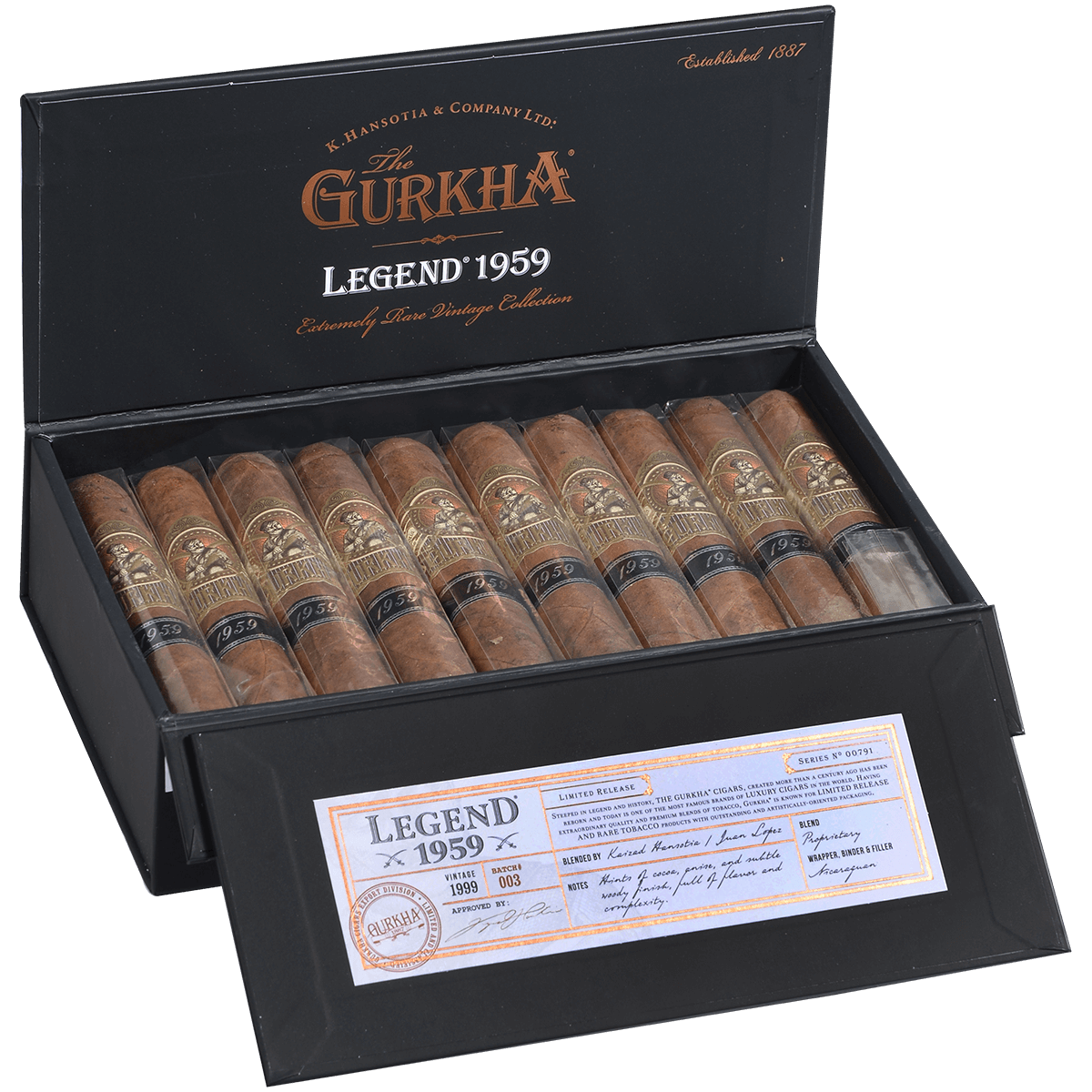 Gurkha Legend 1959 Robusto 20 Ct. Box 5.00X54