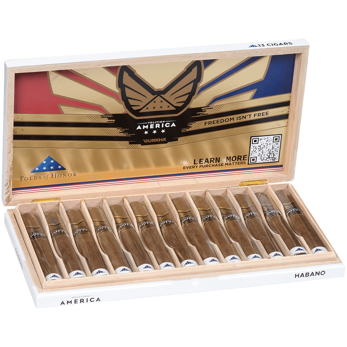 Gurkha Volition America Habano Toro 13 Ct. Box 6.00X54