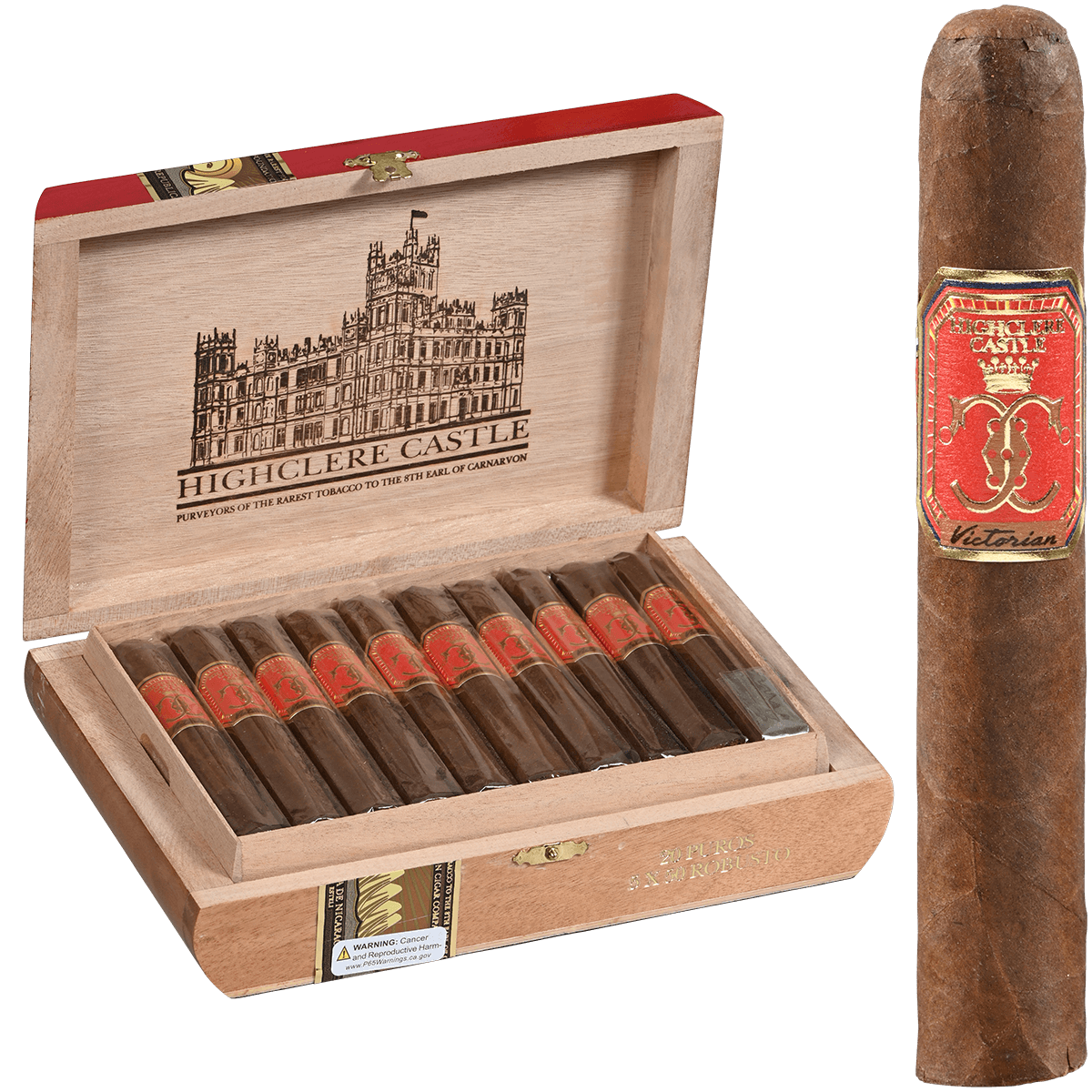 Foundation Highclere Castle Victorian Robusto 20 Ct. 5X50
