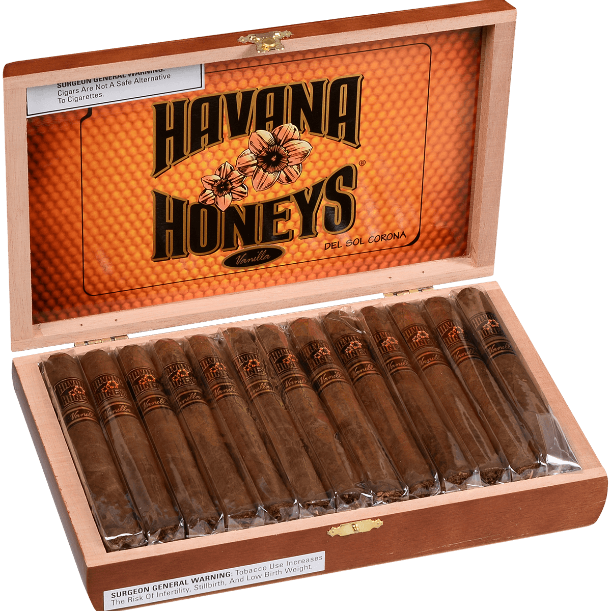 Havana Honeys Del Sol Vanilla 25 Ct. Box 5.50X42