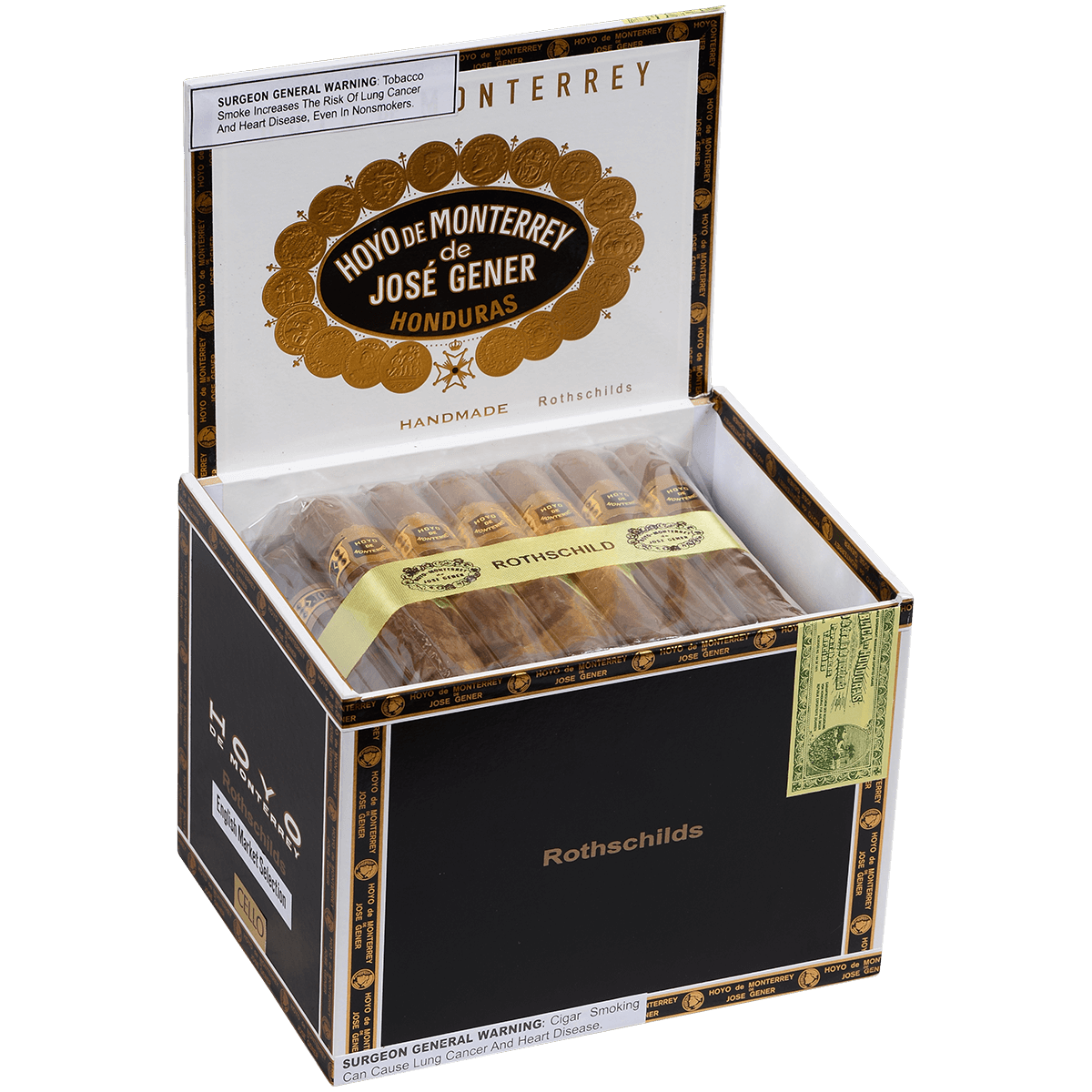 Hoyo De Monterrey Ems Rothschild 50 Ct. Box 4.50X50