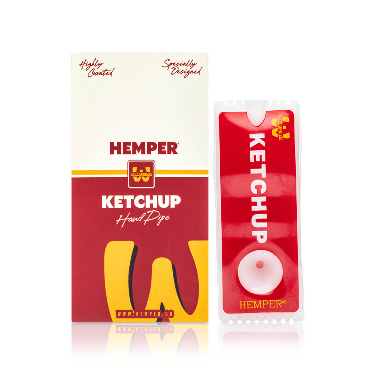 Hemper Donald'S Ketchup Packet Hand Pipe