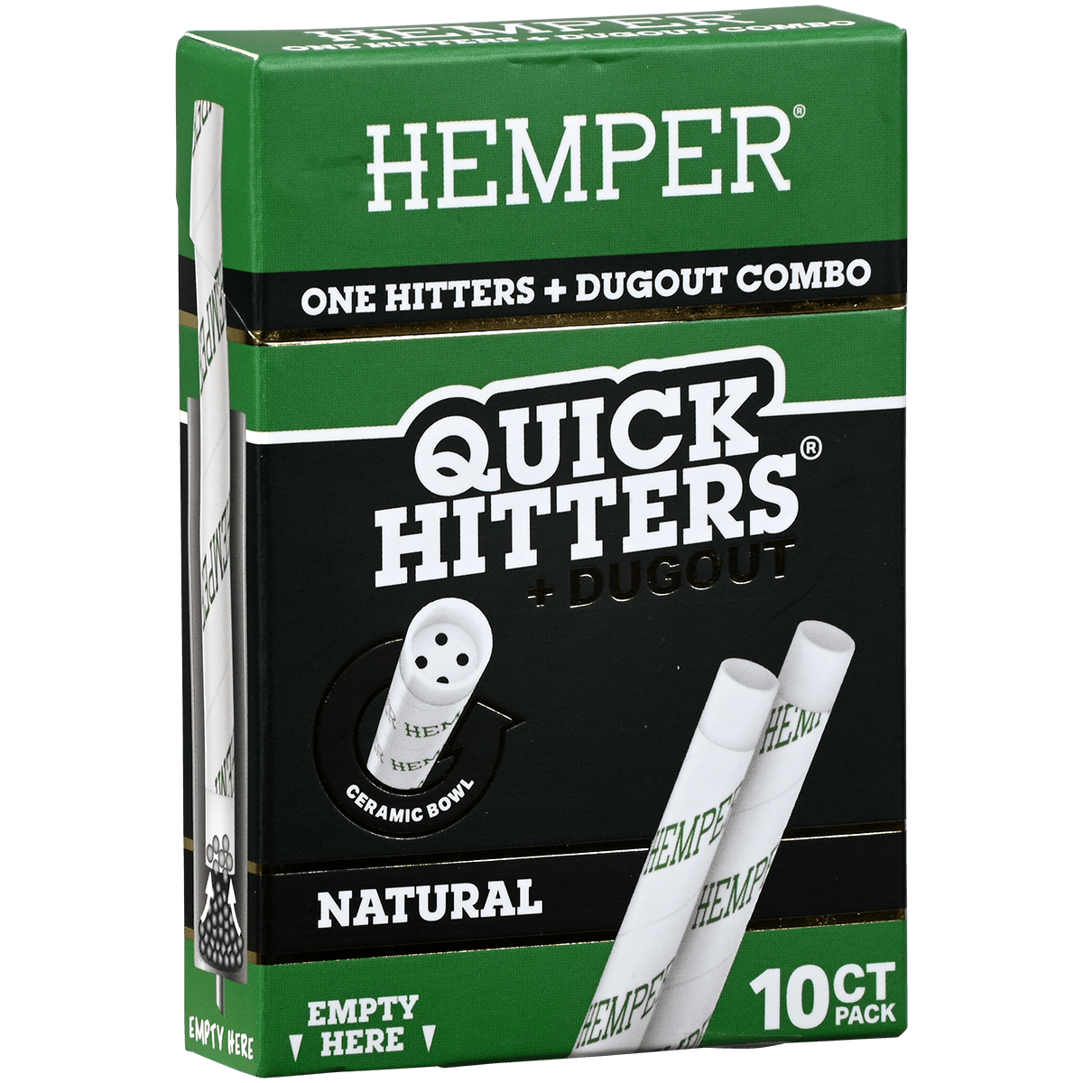 Hemper Quick Hitters Dugout Natural 12/10 Ct. Display
