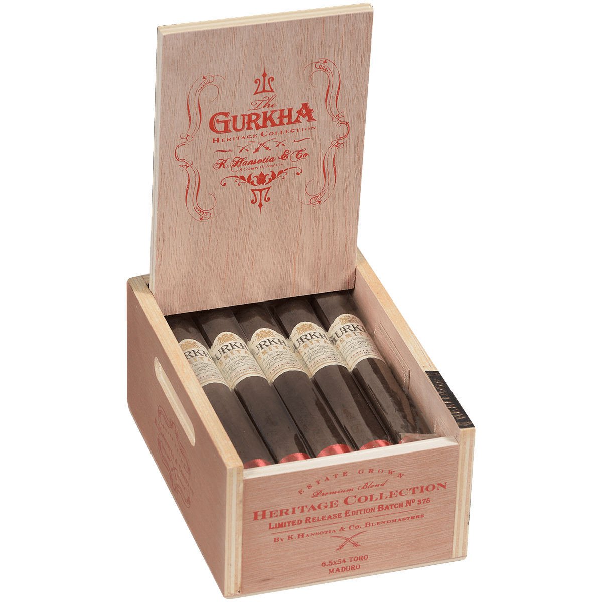 Gurkha Heritage Maduro Toro 15 Ct. Box 6.50X52