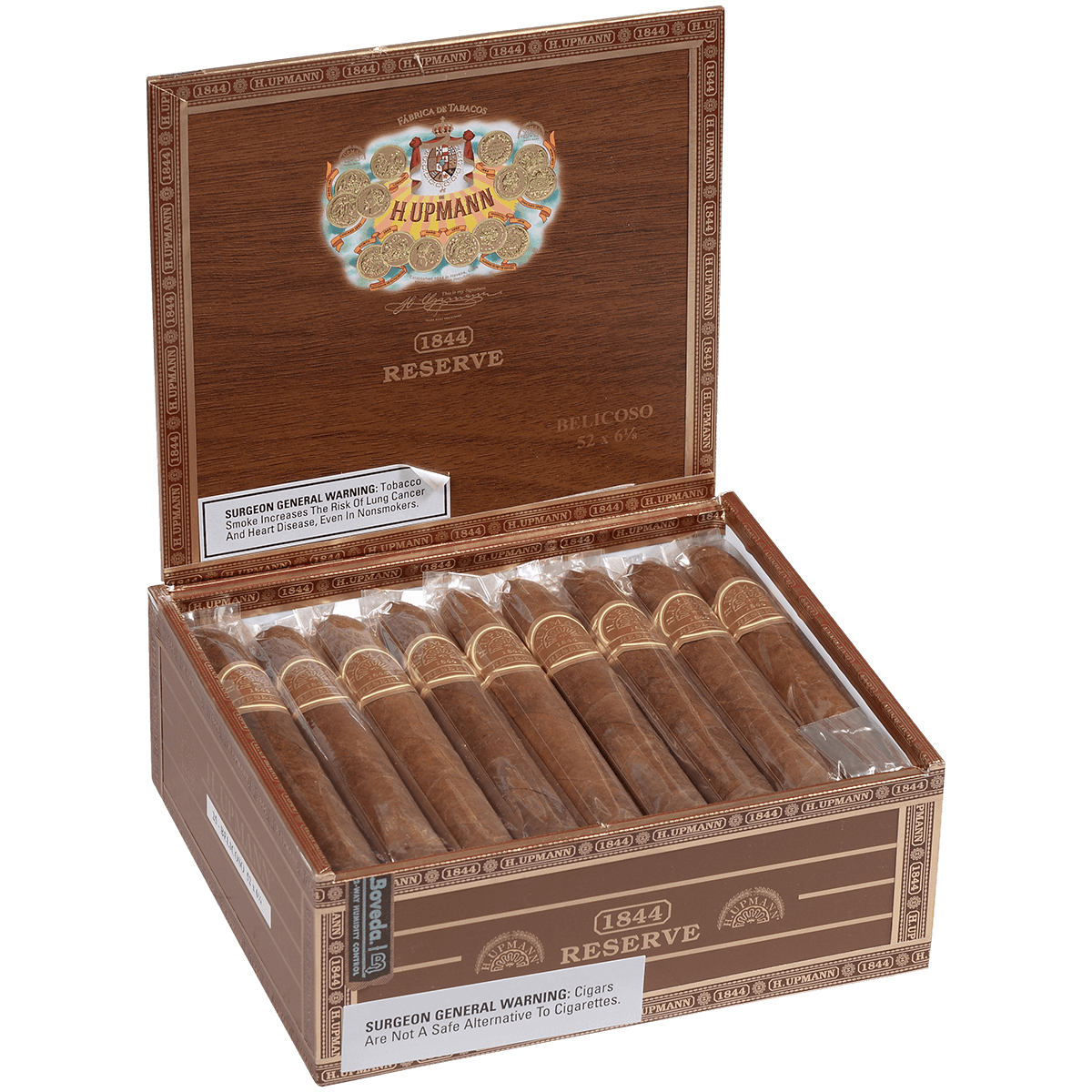 H. Upmann 1844 Reserve Belicoso 25 Ct. Box 6.13X52