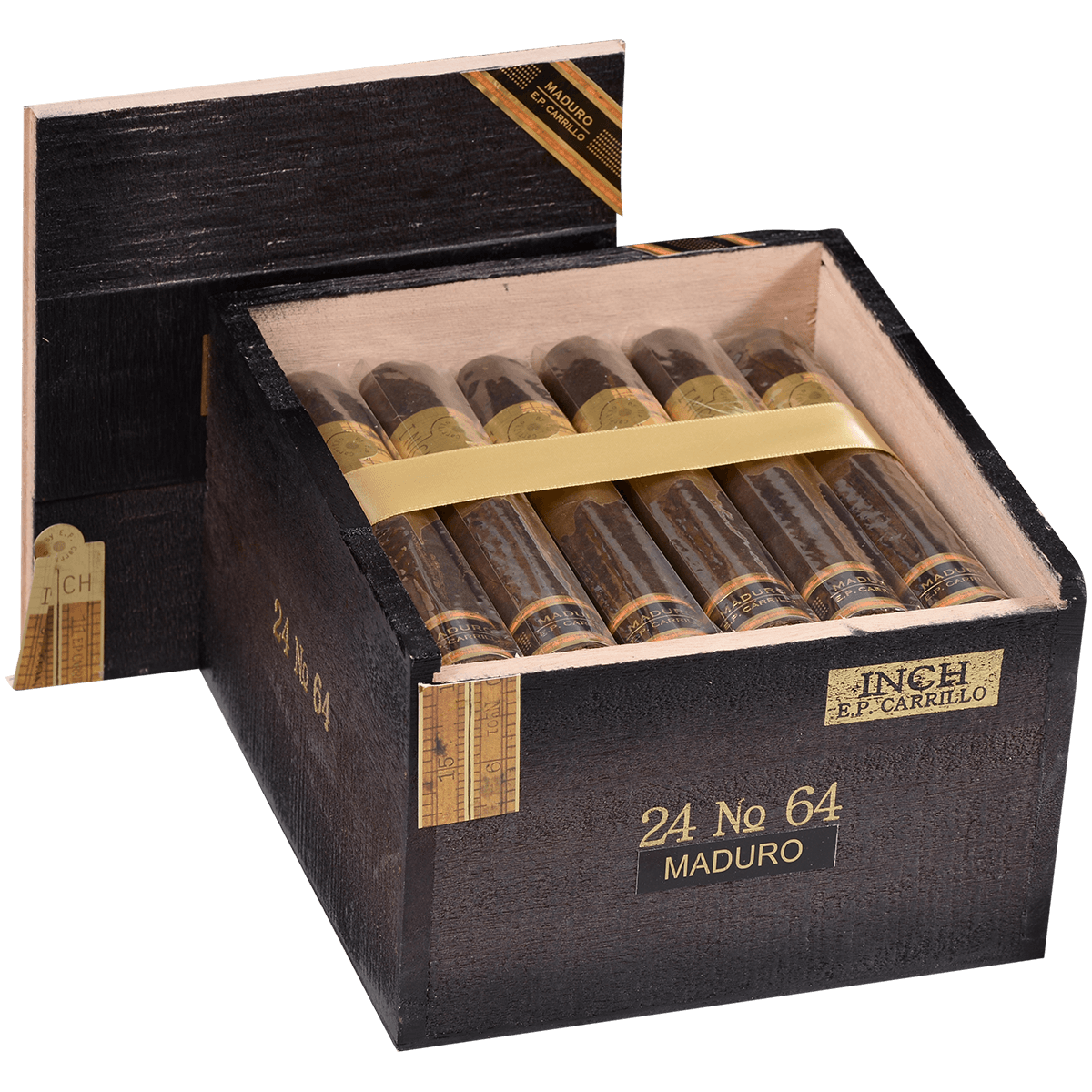 Ep Carillo Inch By Ep Carrillo Maduro No.64 24 Ct. Box 6.12X64